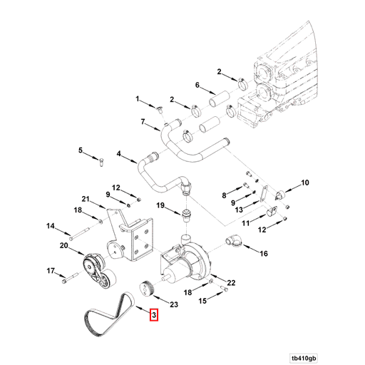 206996 Cummins | V Ribbed Belt | Source One Parts Center