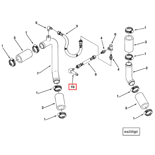 3820804 Cummins | Male Union Elbow | Source One Parts Center