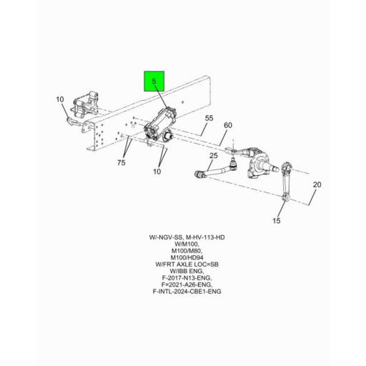 3679944C92 Navistar International® GEAR ASSEMBLY STEERING RH