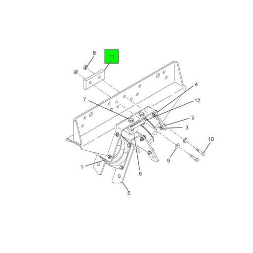 H57787000 | Navistar International® | PLATE REBOUND CONTROL ANCHOR 