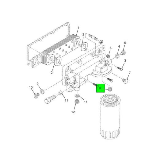 2591354C1 Navistar International® ADAPTER OIL FILTER CARTRIDGE