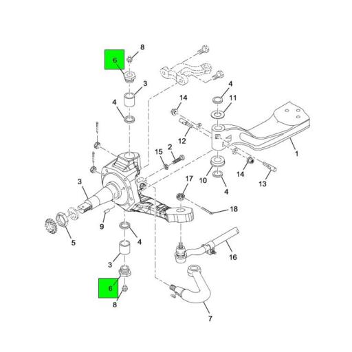 2603310C1 Navistar International | ENDYOE SHAFT END SPL170