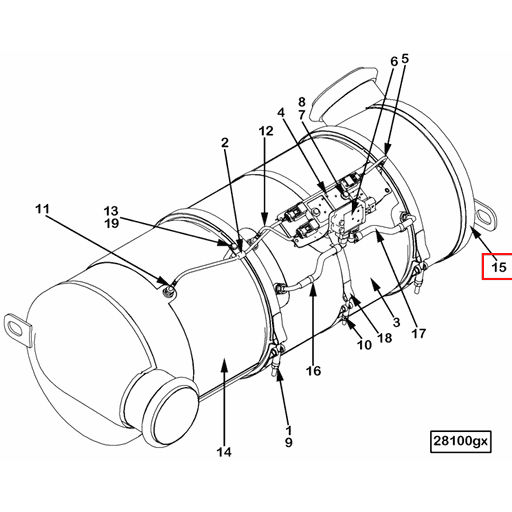 2880546CUM Kenworth | Aftertreatment Outlet Module | Source One Parts ...