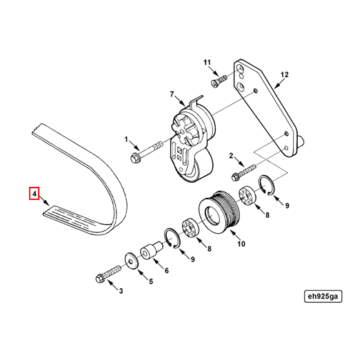 3911562 Cummins | V Ribbed Belt | Source One Parts Center