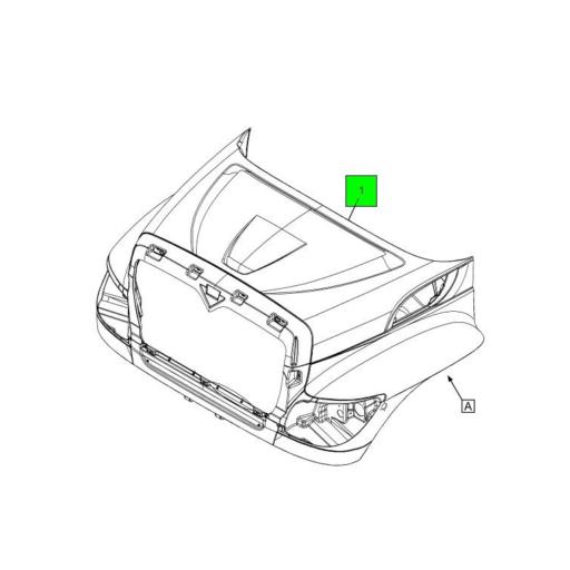 3613765C97 | Navistar International® | HOOD ASSEMBLY N/ACCESS HATCH