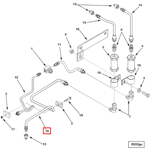 3893644 Cummins | Fuel Supply Tube | Source One Parts Center
