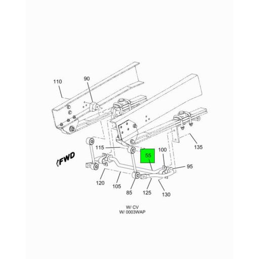 4092011C2 Navistar International® SWAY BAR/STABILIZER BAR Source