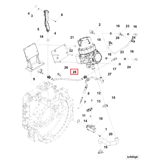 5347634 Cummins | Compressor Water Inlet Tube | Source One Parts Center