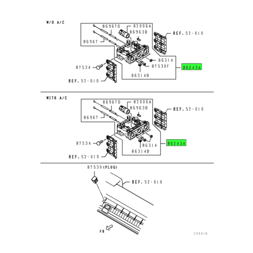 Ms810892 MK583102 Mitsubishi FUSO | Heater Controller Assembly | Source One ...