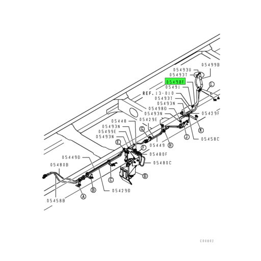 MK620274 Mitsubishi FUSO | Fuel Return Line Hose | Source One
