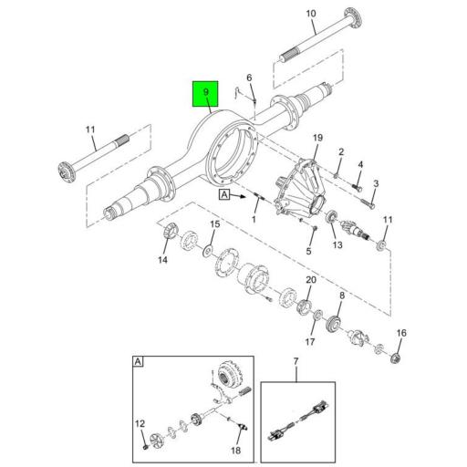 DS10147234 Navistar International | Service Axle Housing | Source One ...