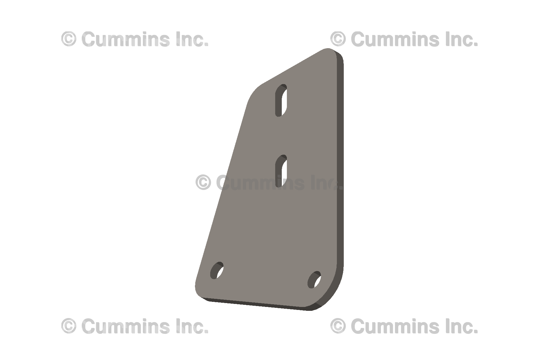 3394773 Genuine Cummins® Fuel Control Valve Bracket Source One Parts