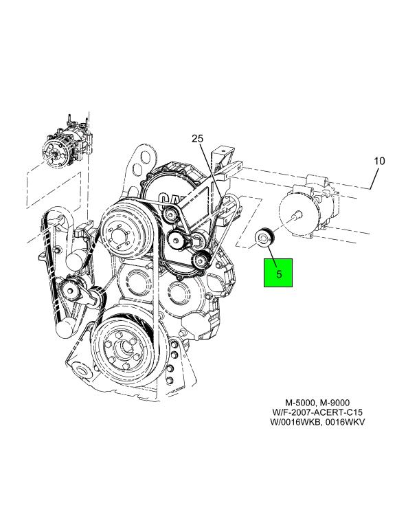 3622552C1 | Genuine Navistar International® PULLEY DRIVE 6 PACKAGE X 8248