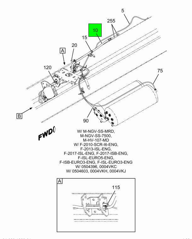 6124101C1 | Genuine Navistar International® HOSE CRIMPED END