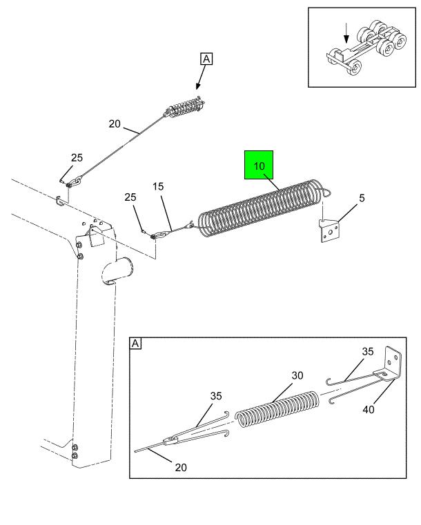 3565268C2 by Navistar International SPRING, CABLE HOOD