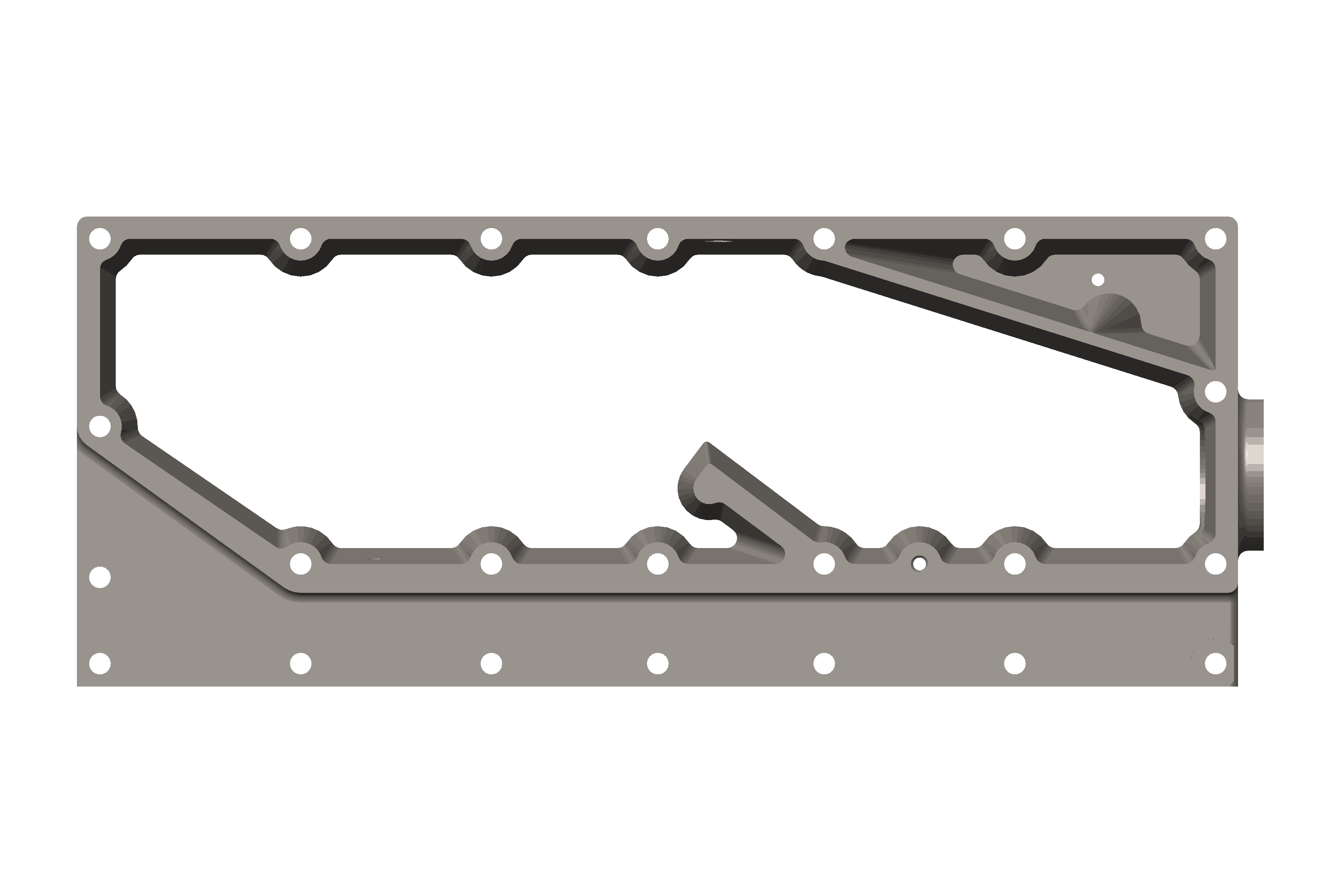 3090449 Genuine Cummins® Torque Converter Cooler Housing Source One