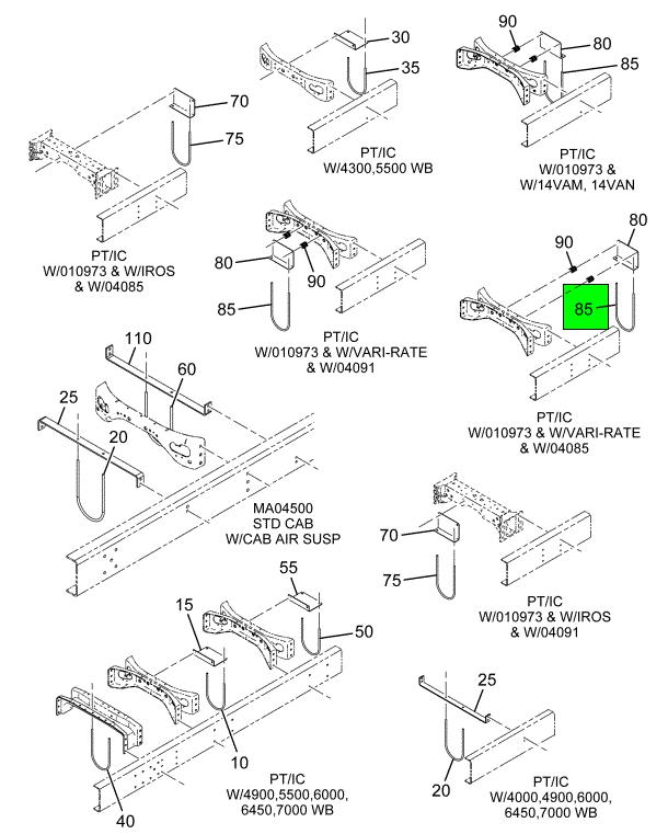 494527C1 | Navistar International® | BOLT U DRIVE SHAFT GUARD 