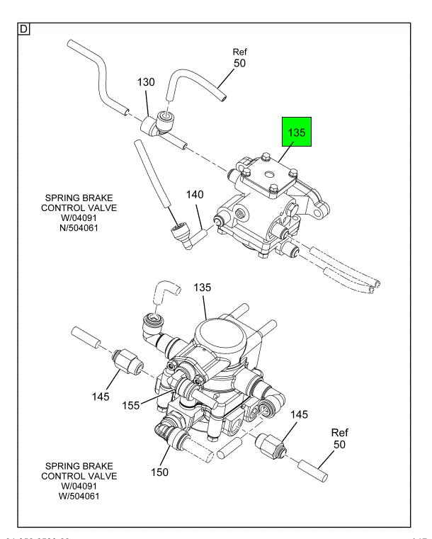 3821869C93 | Navistar International® | VALVE BRAKE CONTROL SR-7 SPRING ...