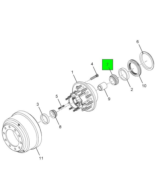 HYT594A | Navistar International® | BEARING CONE /ROLLERS | Source