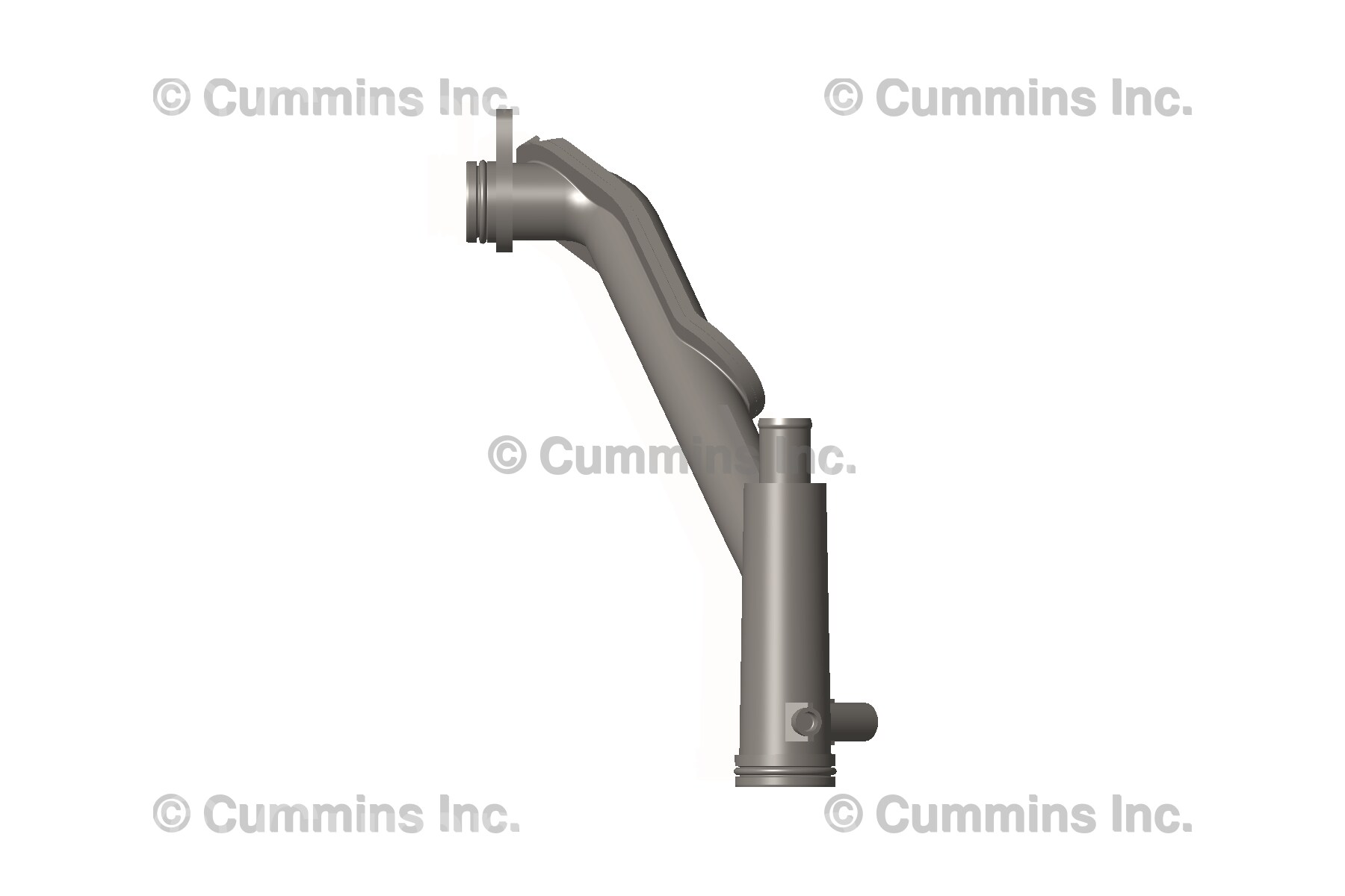 3697437 Cummins® Water Bypass Tube Source One Parts Center