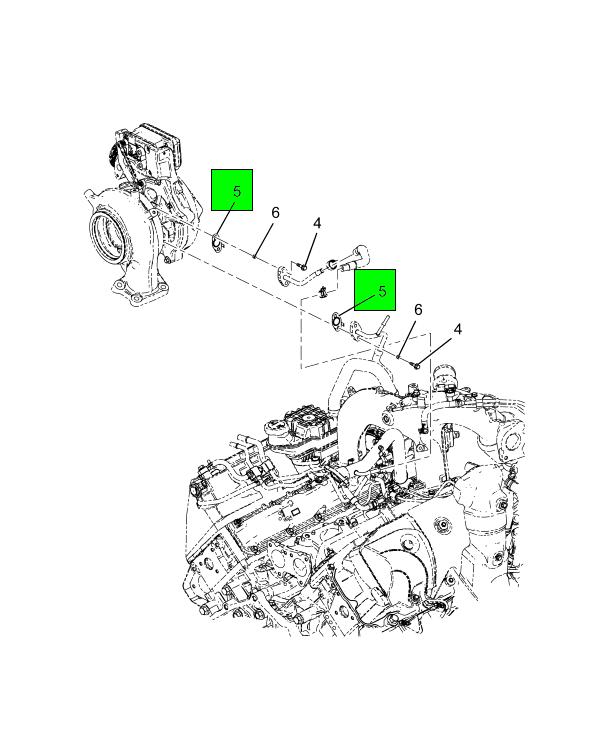 6040723C1 | Genuine Navistar International® GASKET TURBOCHARGER