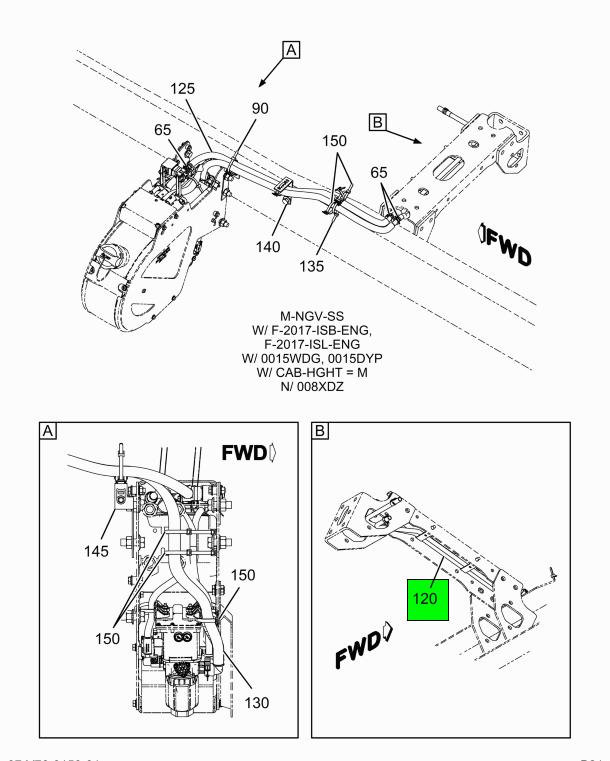 4087963C2 | Genuine Navistar International® TUBE DEF COOLANT AFTERTREATMENT