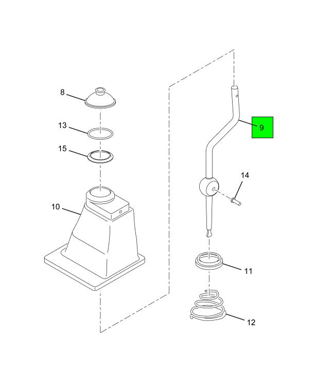FUL4305261 | Genuine Navistar International® LEVER STUB SHIFT