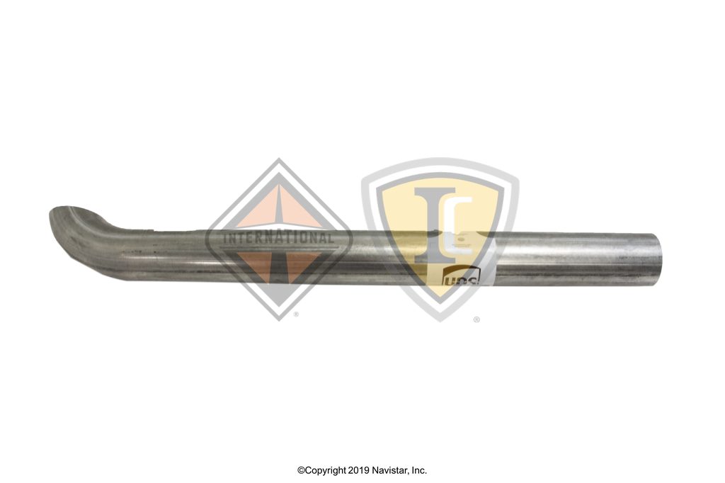 3613805C3 | Genuine Navistar International® PIPE TAIL TURNBACK NON-BRIGHT  FINISH