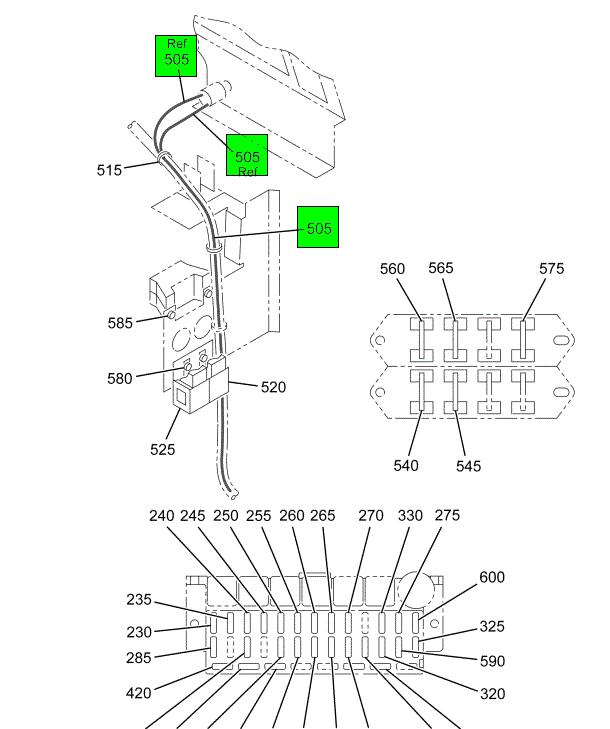 1619761C93 | Genuine Navistar International® HARNESS ELECTRICAL CAB OVERLAY  INSTRUMENT WIRING AUXILIARY FUSE PANEL