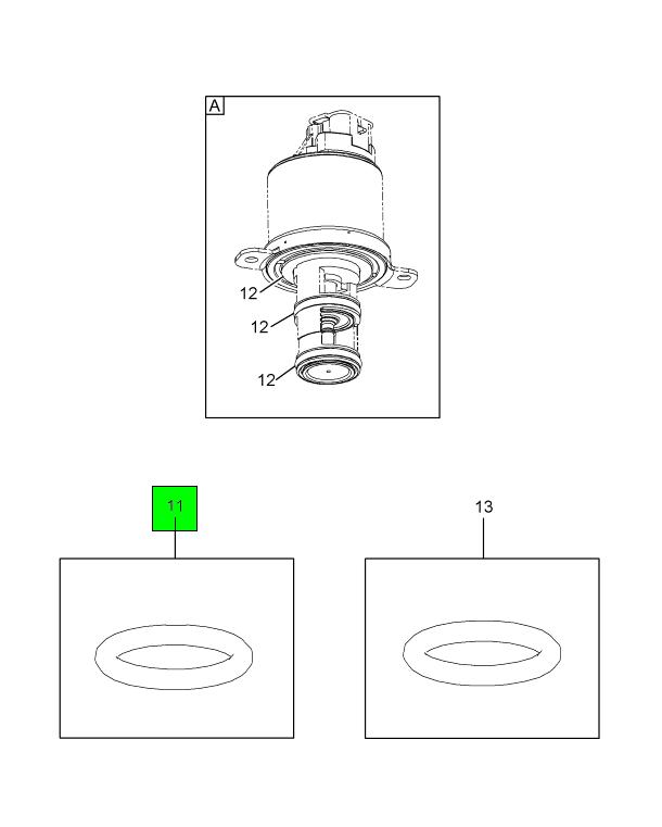 1854274C93 Navistar International® KIT TURBOCHARGER MOUNTING SEAL