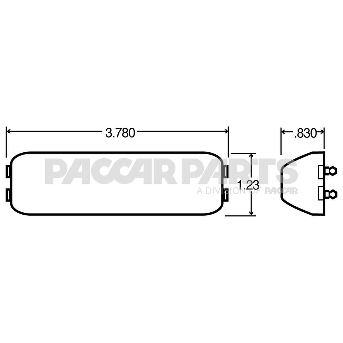 19002R Kenworth | Red Marker Lamp K37 | Source One Parts Center