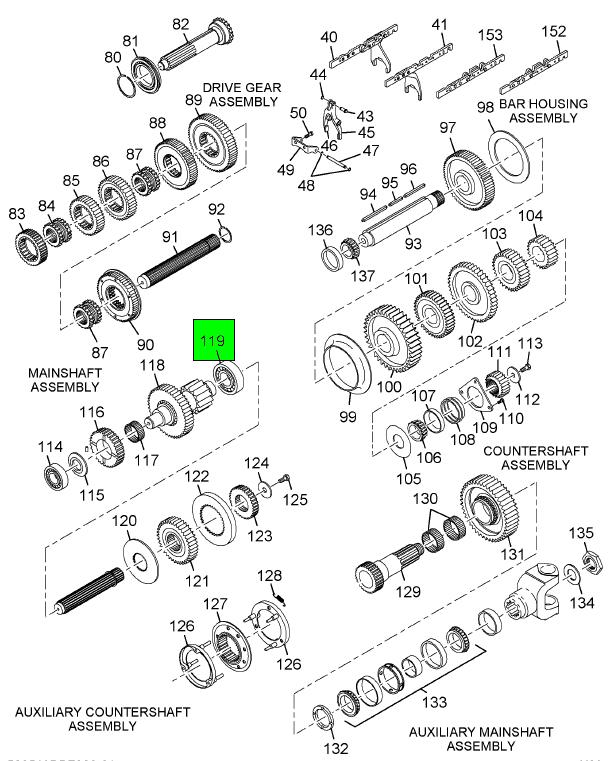 1669301C2 | Genuine Navistar International® BEARING-BALL