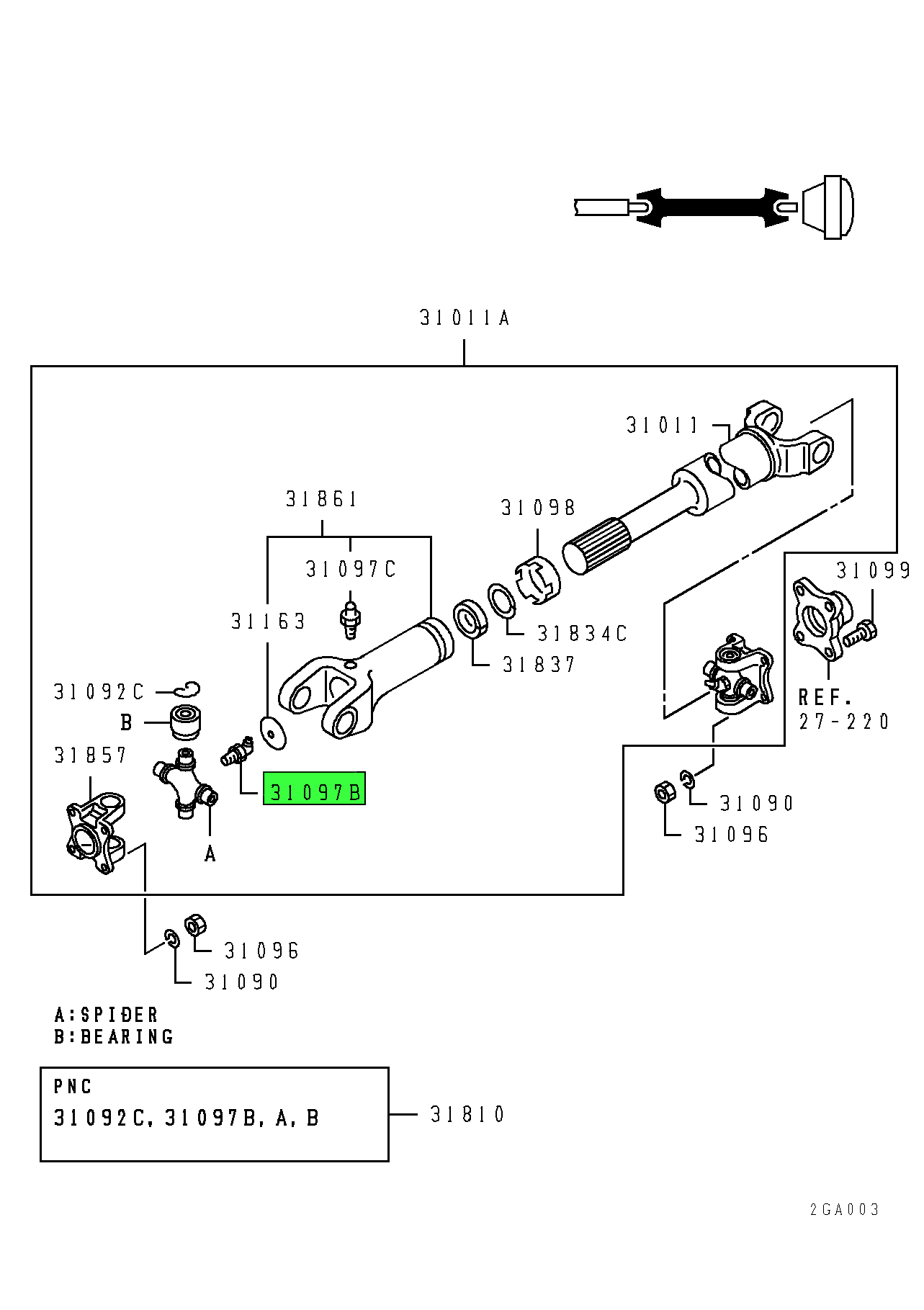 PH402 Side Release Buckle