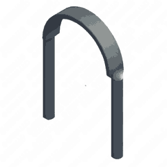 U-Bolt 1 8x10 5 Grade 8