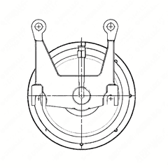 Clutch Assembly with Fan Pulley for S60 14L