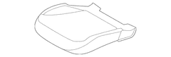 Seat Cover Cushion And Pad - Right, Front