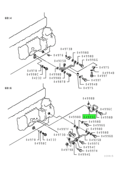 TUBE,ENG OIL LINE 1