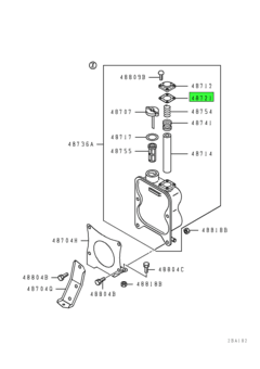 GASKET,P/S OIL RESERVOIR FILTER COVER 1