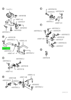 HOSE,P/S OIL RETURN 1