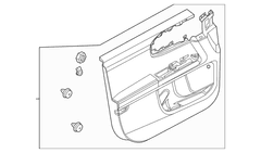 Panel Door Trim - Right, Front, Lower