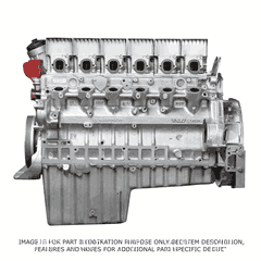 Long Block Engine MBE4000 12.8L EPA04 MT6E Manual