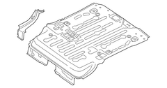 Pan Floor - Rear, Center (Series 500V, Series 510V)