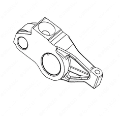 Arm Assembly - Injector Rocker, S60, 14L, DDEC VI, EPA07
