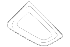 Quarter Glass Window - Right