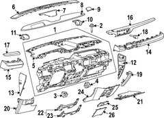 Instrument Panel Trim (GT Feature Car)