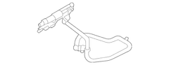 Evaporative Emissions System Lines Bracket - 2.5L