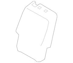 Seat Back Cushion Cover - Right, Rear