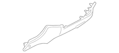 Instrument Panel Knee Bolster Insulator <br>Instrument - Lower