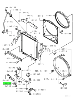 BRACKET,RADIATOR COVER,RH 1