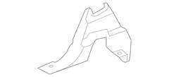 Seat Latch Cover Back - Right, Rear, Inner